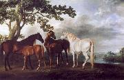 Mares and Foals in a Landscape., George Stubbs